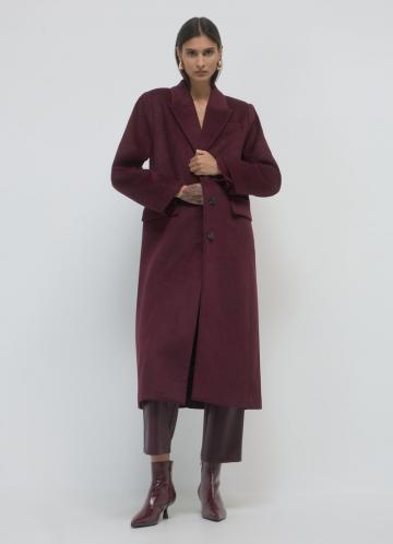 Шерстяное пальто