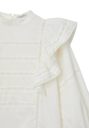 Атласная блузка