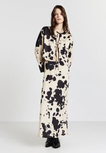 Атласная блузка