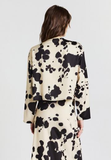 Атласная блузка