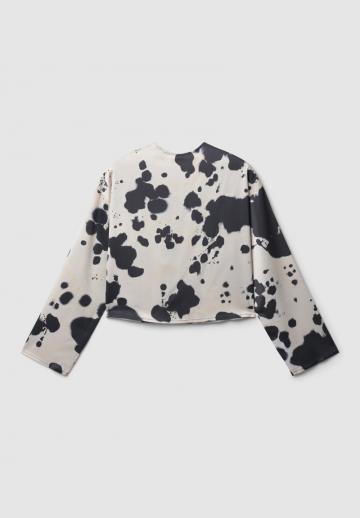 Атласная блузка