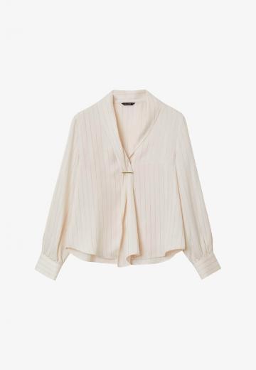 Атласная блузка