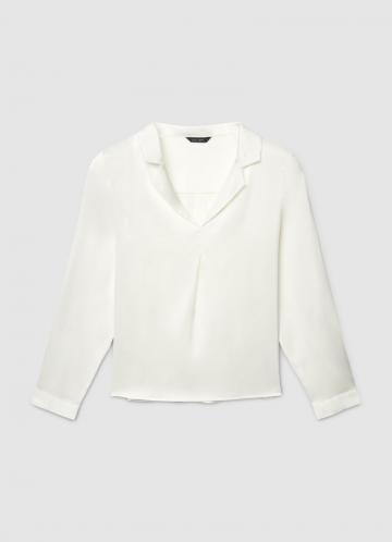 Атласная блузка