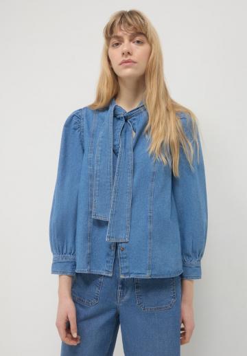 Джинсовая блузка
