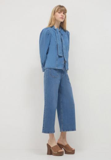 Джинсовая блузка