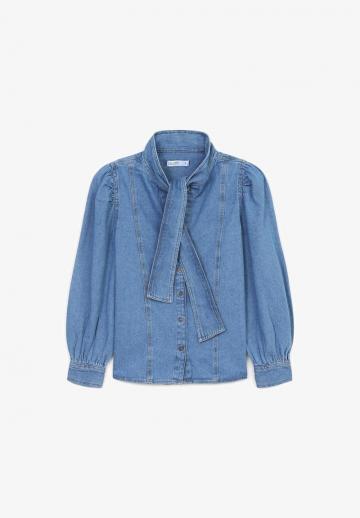 Джинсовая блузка