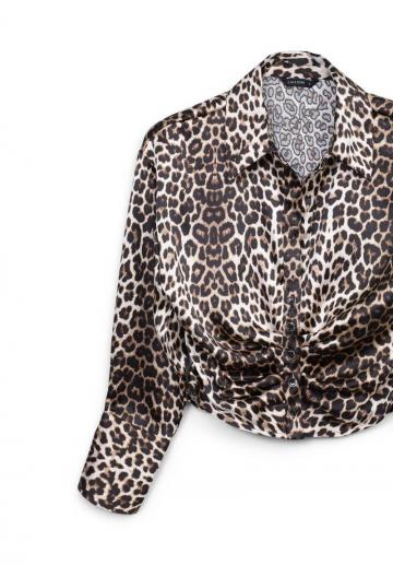 Атласная блузка