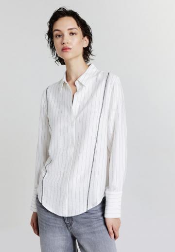 Атласная блузка