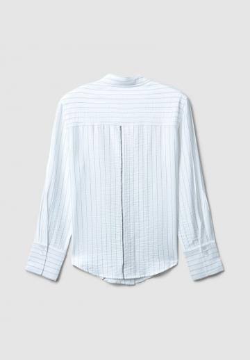 Атласная блузка