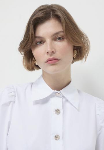 Атласная блузка