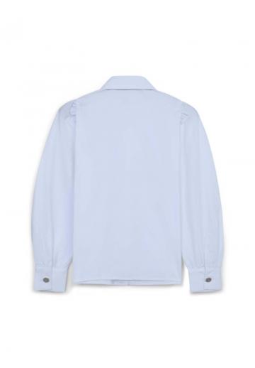 Атласная блузка