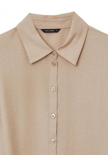 Атласная блузка