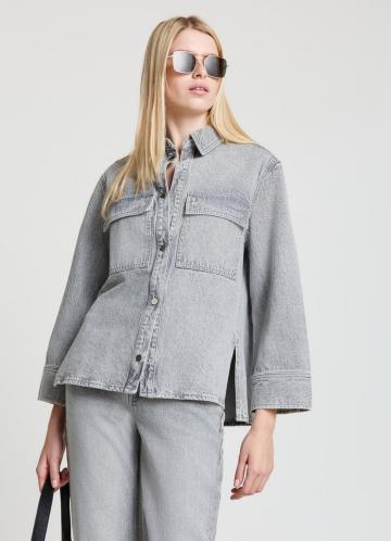 Джинсовая блузка