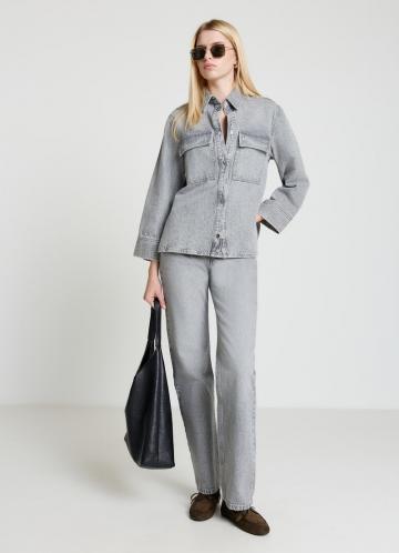 Джинсовая блузка