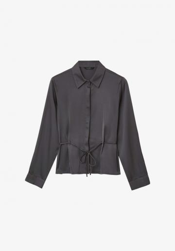 Атласная блузка