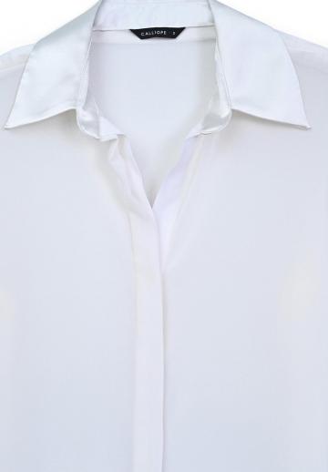 Атласная блузка