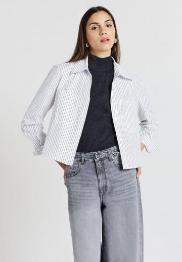 Атласная блузка