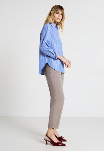 Атласная блузка