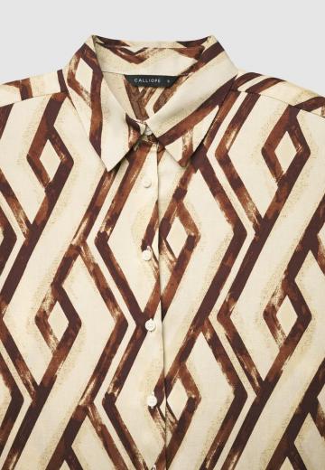 Атласная блузка