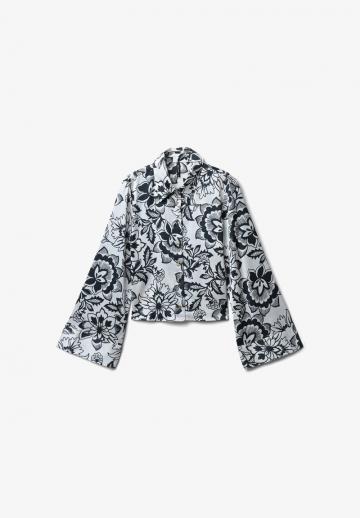 Атласная блузка