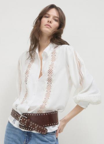 Кружевная блузка