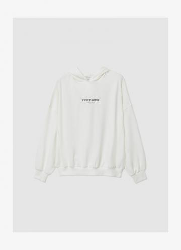 Пуловер с капюшоном