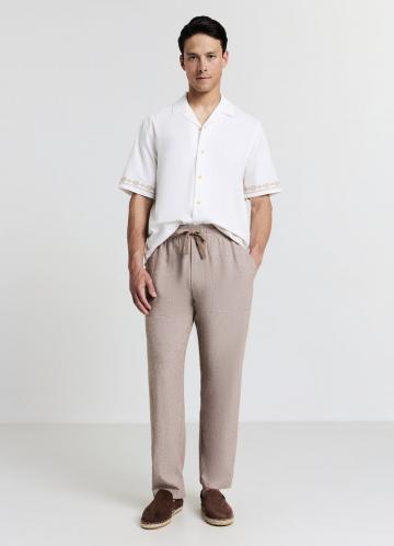 Льняные брюки