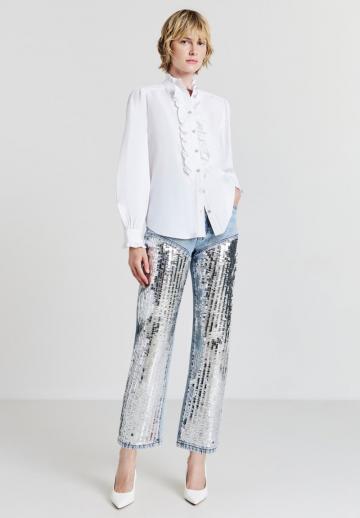 Прямые джинсы