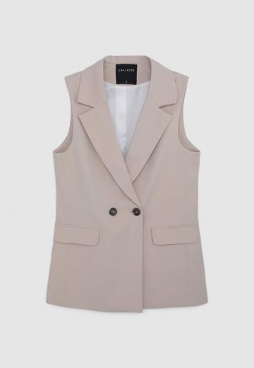 Длинный жилет