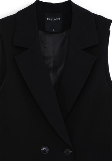 Длинный жилет