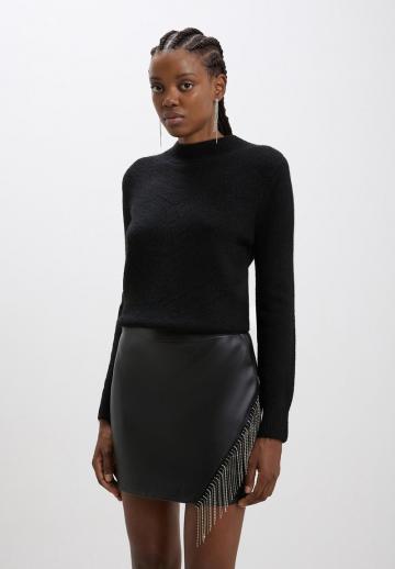 Кожаная юбка