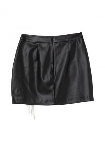 Кожаная юбка