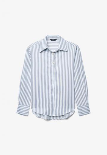 Атласная блузка