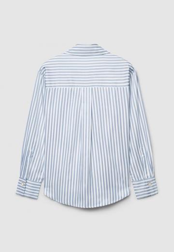 Атласная блузка