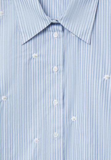 Атласная блузка