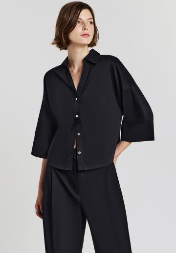 Атласная блузка