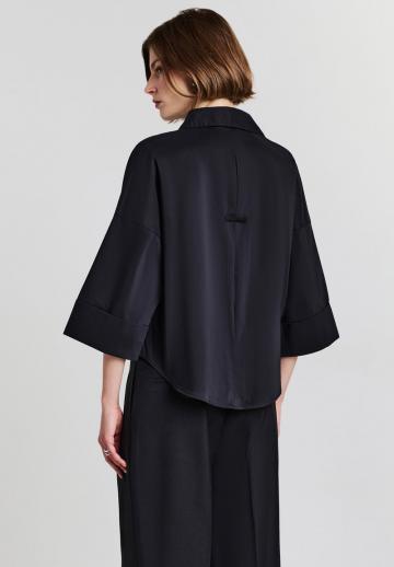 Атласная блузка