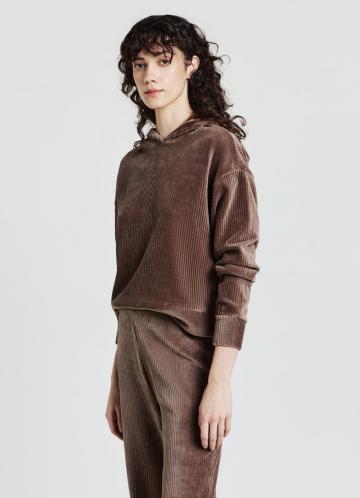 Пуловер с капюшоном