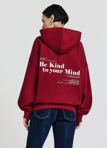 Пуловер с капюшоном