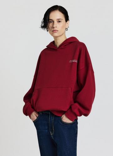 Пуловер с капюшоном