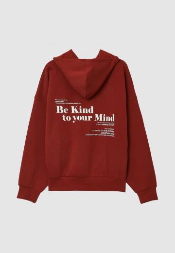 Пуловер с капюшоном