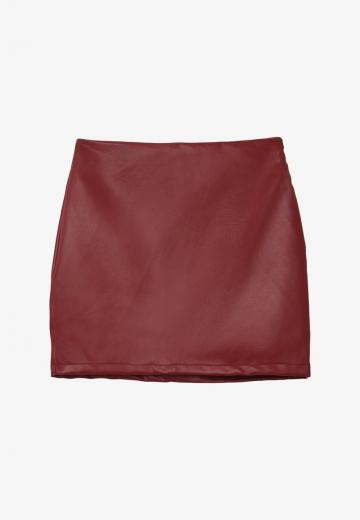 Кожаная юбка