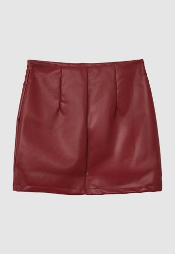 Кожаная юбка