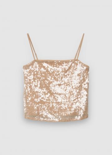 Топ на бретельках