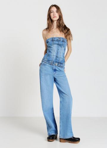 Джинсовая блузка