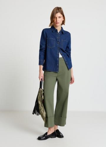 Джинсовая блузка