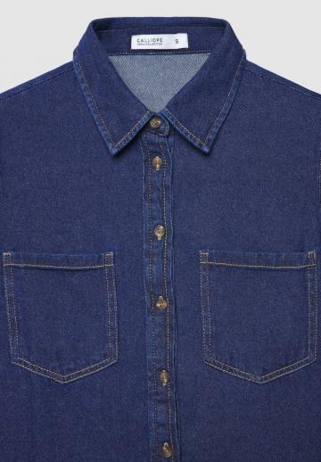 Джинсовая блузка