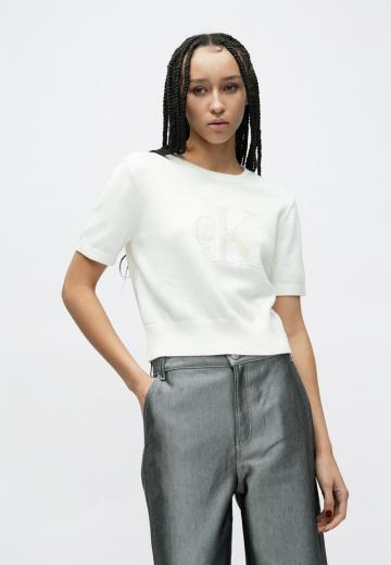 Пуловер с коротким рукавом