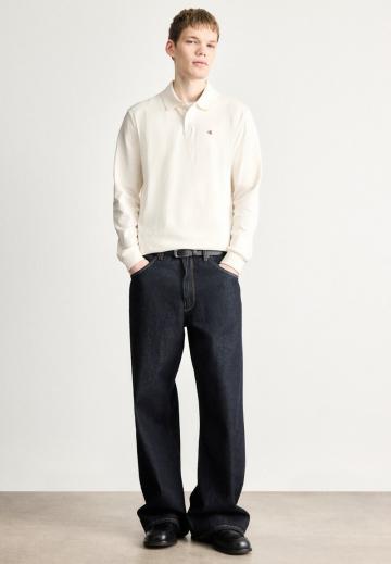 Поло с длинным рукавом