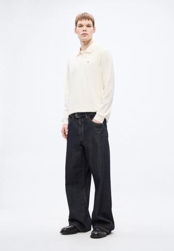 Поло с длинным рукавом